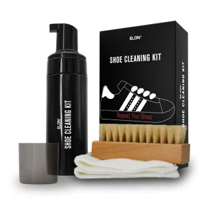 Premium Shoe Cleaner Natural 150ml Foam Shoe Cleaner Remove Shoe Stains Sneaker Cleaner With Brush Microfiber Towel