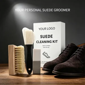 Premium Suede Brush Shoe Cleaning Kit with Double Sided Suede Eraser and Suede Cleaner Can Be Included