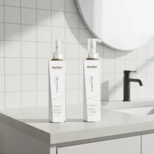 Private Label 100 % Pure Organic Anti dandruff Moisturizing Hair Growth Argan Oil Shampoo and Conditioner Set