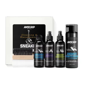 Private Label 6 in 1 Shoe Foam Liquid Cleaner Kit Shoe Care Kit Sneaker Cleaning Kit