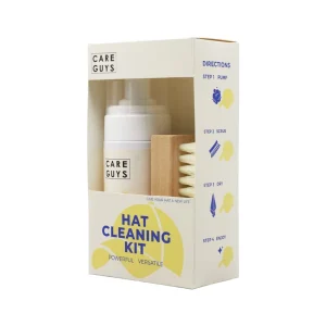 Private Label Cloth Hat & Shoe Foam Cleaner Kit 120ml with Brush for All Hats and Sneakers