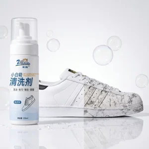 Private Label Eco Friendly Organic Bio enzyme Technology Anti yellowing Disposable Shoe Cleaning Spray Foam Neutral Sneaker