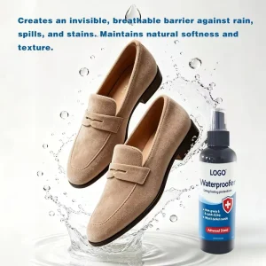 Private Label Eco Friendly Suede Shoe Care Kit Stain Repellent Spray Cleaning Brush Towel Custom Brand OEM