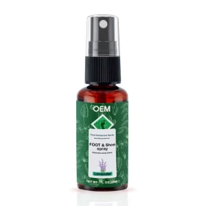 Private Label Foot and Shoe Spray Natural and Effective Foot Care Deodorant Spray Remove Foot Smell