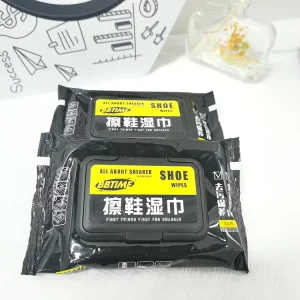 Private Label Individually Wrapped Sneaker Custom Quick Cleaning Tissue Shoe Wipes for White Shoes