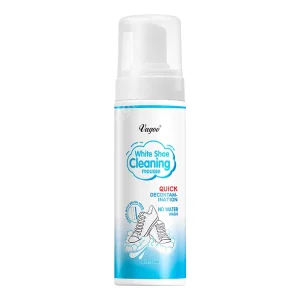 Private Label Portable Pump Spray Sneaker Cleaner for White Shoes Suede Shoe Care Whitening Spray Daily Shoe Cleaning Kit