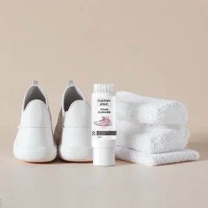 Private Label Sneaker Cleaner Sport Shoe Care Sneakers Shoe Cleaning OEM Mini Foaming Kit Soft Brush Neutral Formula