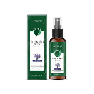 Private Logo Foot Care Spray Natural Deodorizing Spray Anti Drying Crack Foot Refresh Moisturize Shoe Odor Deodorant Spray