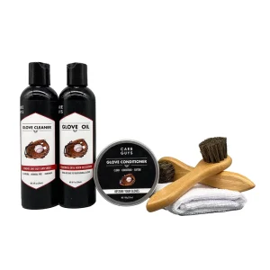 Professional Baseball Glove Care Cleaning Kit Complete Set for Deep Cleaning Conditioning Protection