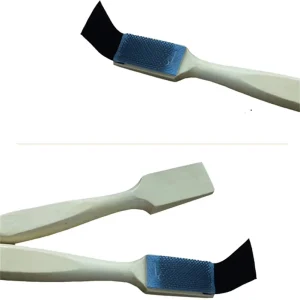 Professional Custom Logo Latin Ballroom Dance Suede Shoe Wooden Shoe Clean Brush
