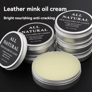 Professional Leather Cleaner and Conditioner Cream for Shoes Bags Sofas Car Interiors with OEM and Custom Printing