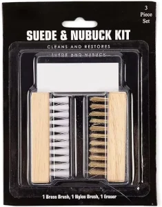 Professional Leather & Suede Shoe Cleaning & Care Kit with TPR Eraser Quick Stain Removal & Total Maintenance