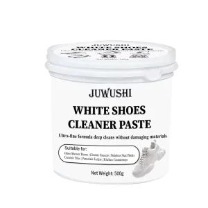 Professional Sneaker Cleaner Paste Removes Stains From Mesh PU Leather Rubber Soles Optical Brightener Formula 500g