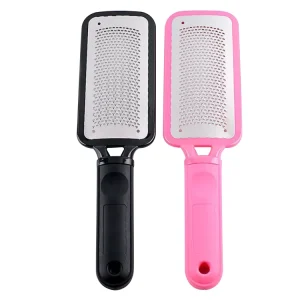 Professional Stainless Steel Long Handle Foot File Callus Dead Skin Rasp Removal Durable Foot Remover