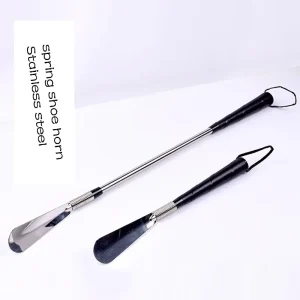 Promotion Gift Popular Shoe Horn Metal Stainless Steel Custom Metal Shoe Horn Shoehorn Stand Luxury