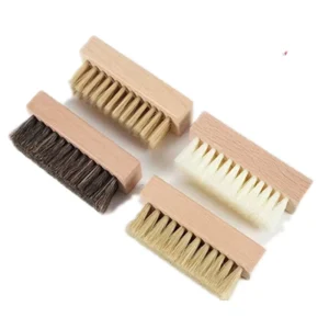 Quick Buff Full Clean Soft Medium Hard Pig Hair Horse Hair Nylon PP Bristles Shoe Sneaker Cleaner Brush Kit for Clean Polish