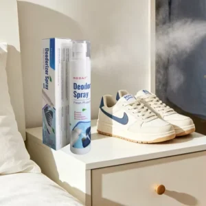 Quick Dry Shoe Deodorizer Spray Anti Bacterial Foot Odor Eliminating Spray for Daily Shoe Care