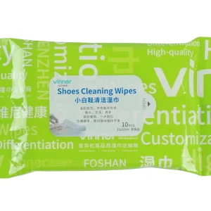 Quick Eco Friendly Disposable Shoe Wipes for Sneakers Convenient Instant Glow Cleansing Wipes for Shoes