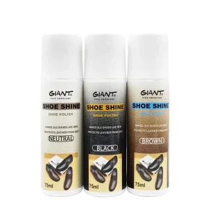 Quick Shine 75ml Liquid Shoe Polish Black Brown Neutral Leather Restorer