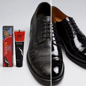 Quick Shine Shoe Polish Instant Gloss Coating for Daily Formal Dress Shoe Cowhide Surface Polishing and Long Lasting Footwear