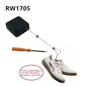 RUIWOR RW1705 Shoes Anti Theft Retractable Tether Hair Dryer Security Pull Box Electric Kettle Security Protection Products