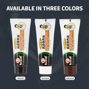 Real Leather Shoes Maintenance Brown Black White Color Fast Shine Waterproof Complementary Color Shoe Polish Cream