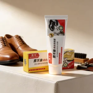 Refined Sheep Grease 70G Black Bull Sheep Oil Leather Beauty Cream Pure Raw Material No Impurity