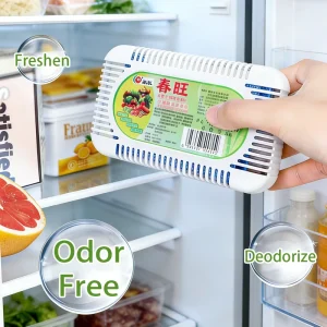 Refrigerator Deodorizing Boxes Made From Natural and Harmless Activated Carbon with Odor Absorption on All Sides