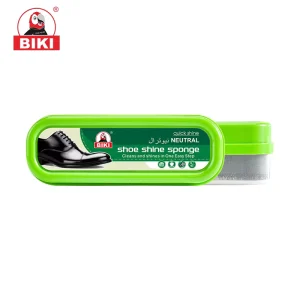 Restore Natural Brightness Green Color Delay Aging Leather Care Shoe Shine Sponge