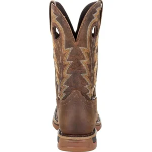Retro Men’s Casual Boots Western Cowboy Big Tree Elements Embroidery Boot Height Oxford Outsole Rubber Autumn