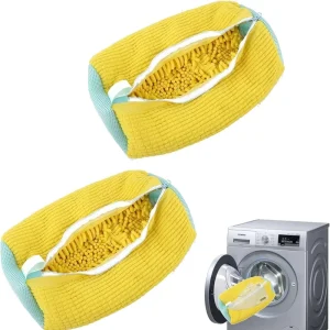 Reusable 360 Wrap Shoe Washing Machine Dryer Bag Washable Sneakers Boots and Delicate Footwear Washing Machine Bag