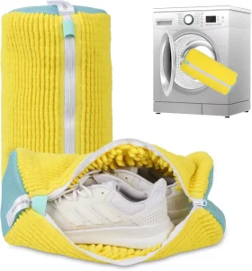 Reusable Shoe Washing Machine Bag for Washer and Dryer Custom Laundry Shoe Bag With Self locking Zipper for Sneaker Tennis Shoes