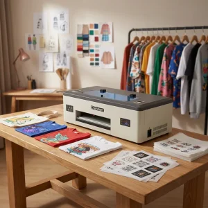 Roll to Roll L1800 1390 13 Inch T Shirt Printing Machine Automatic All in One A3 DTF Printer With Shaker and Dryer