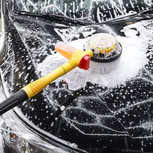 Rotating Plastic Car Wash Brush High Pressure Foam Cleaning Mop Portable Home Car Washing Machine Kit