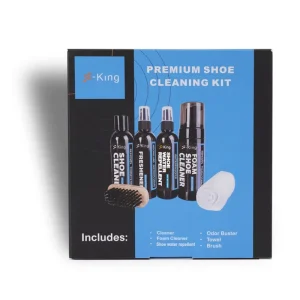 S King Custom Factory Pet Odor Eliminator White Sneaker Cleaner Liquid Spray Shoe Care Kit