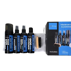 S King Natural Color Remove Shoe Stains Sneaker Cleaner With Brush Foam Shoe Cleaning Kit