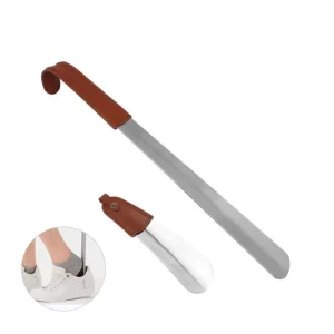 S King Seniors Stainless Steel Long Shoe Horn Logo Printed for Men and Women