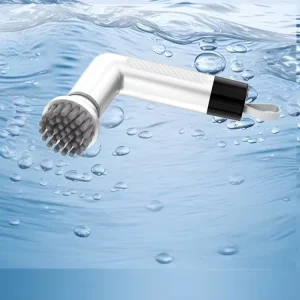 S3 IPX6 Dual Speed Cordless Waterproof Electric Spin Scrubber Power Cleaning Brush with 4 Head for Bathroom Tile Car Tub Shoes