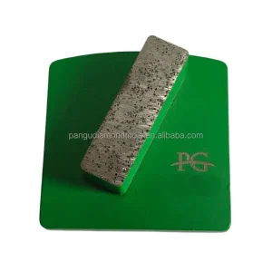 SC Model PG Diamond Tool OEM 10mm Thick Square Abrasive Block Medium Bond Bar Grinding Shoe 40mm Blade Grinders Concrete