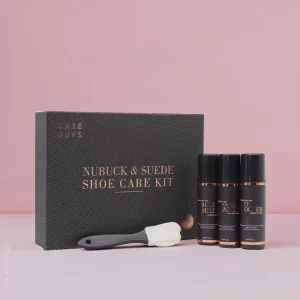 SUEDE SHOE CARE KIT Nubuck Brush Cleans Revives Renovate Leather Water Repellent Shield Free Waterproof Suede Conditioner