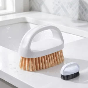 Scrub Brush Soft Bristle Kitchen Use Laundry Clothes Shoes Scrubbing Brush Comfort Grip Stain Remover