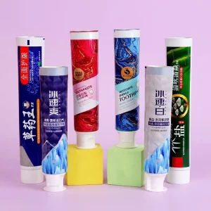 Sealed Screw Cap Cylinder Aluminum plastic Eco friendly Toothpaste Tubes 12.7-35mm Custom UV Printing Private Label