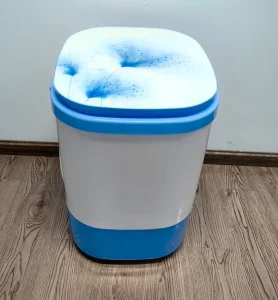 Semi Automatic Portable Shoe and Clothes Washing Machine with Mini Portable Washer Stainless Steel Tub