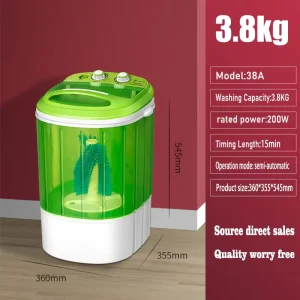 Semi automatic Mini Washing Machine Portable Shoe Washing Machine Household Shoe Washing Machine