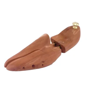 Shoe Accessories Adjustable European Full Last Accessory Shoe Split Toe Wooden Shoe Tree With Knob in Red Cedar ST06CF Cedar