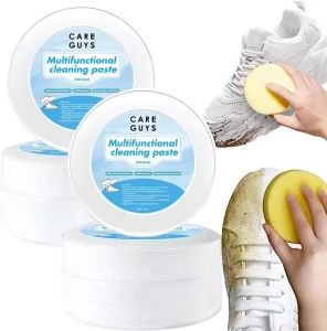 Shoe Care Cleaner and Stain Removal Cream for White Shoes with Sponge Multi functional Cleaning Paste
