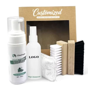 Shoe Care Kit 5 Piece Set Professional Footwear Maintenance Tools in Kraft Box
