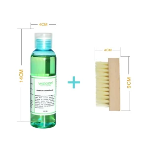 Shoe Care Kit Bio Shoe Cleaners Liquid and Brush for Cleaning Sneakers