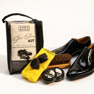 Shoe Care Kit Leather Shoe Polish Set OEM Cleaning and Conditioning Leather Include Shoe Wax Black and Neutral