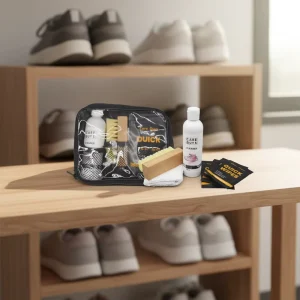 Shoe Care Kit with Waterproof Spray and Bottle 325g Shoe Cleaning Cloth and Brush